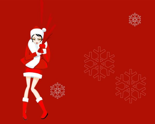 Новогодние открытки Минимализм