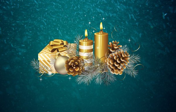 Новогодний подарок Минимализм