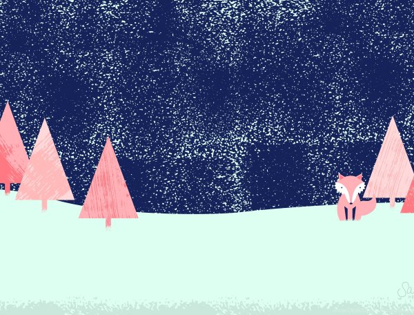 Иллюстрации к НГ Минимализм