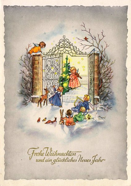 Рождественские открытки лютеранские