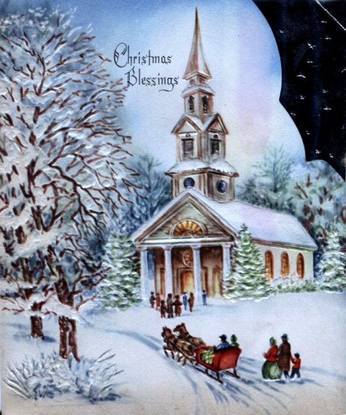 Оригинальные открытки с Рождеством