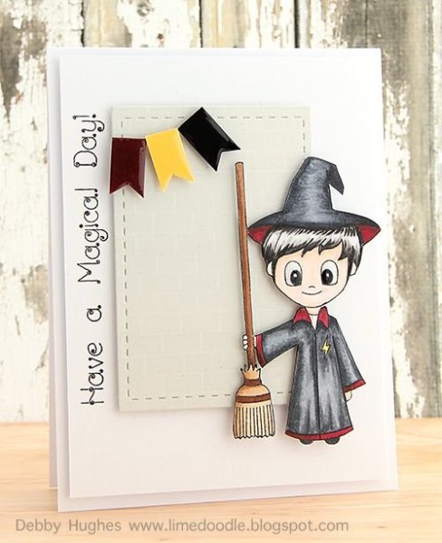 Поздравительная открытка в стиле Гарри Поттера