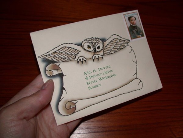 Конверты от Совы Гарри Поттер