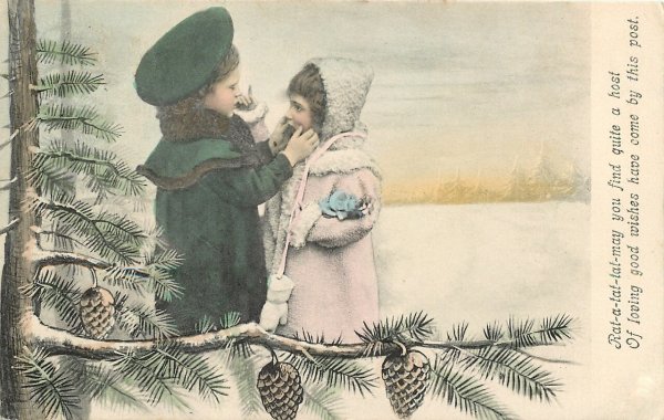 Старинные новогодние открытки