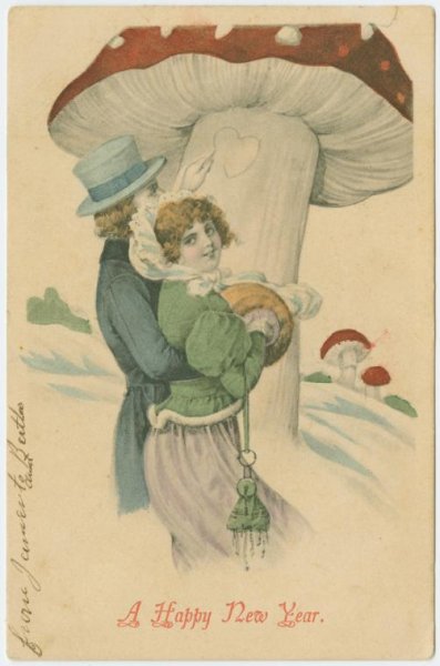 Открытки начала века с Рождеством