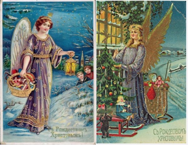 Старинные открытки с приколами