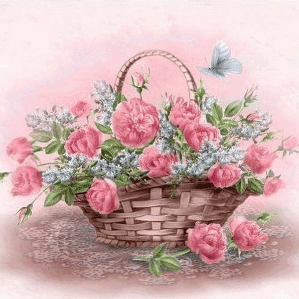 С днем рождения нежные цветы