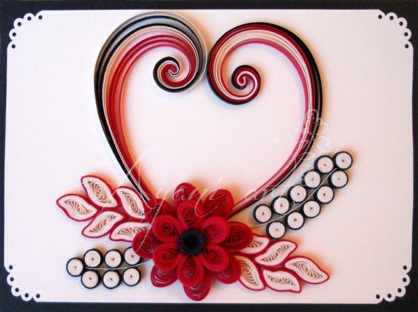 Шикарные открытки в стиле квиллинг