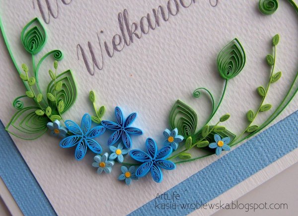 Весна в стиле квиллинг