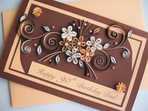 Квиллинг поздравительные открытки