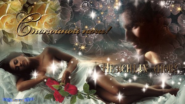 Спокойной ночи сладких снов девушке