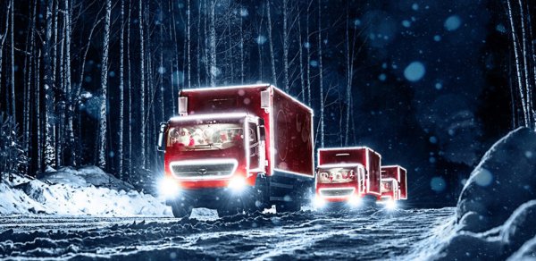 Грузовики Кока кола Караван