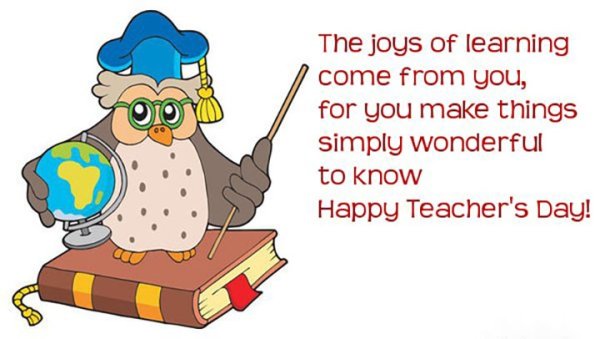 Открытка учителю английского