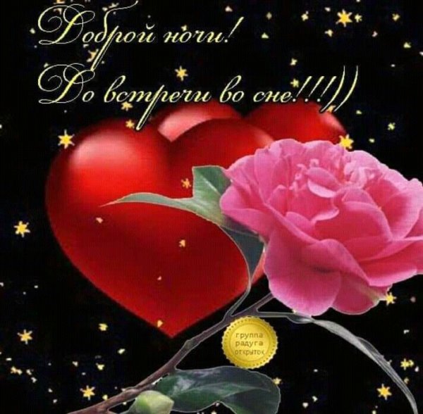 Спокойной ночи девушке любимой