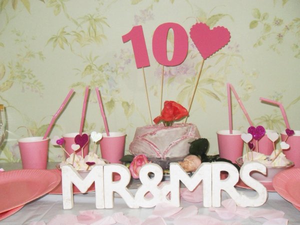 Розовая свадьба поздравления