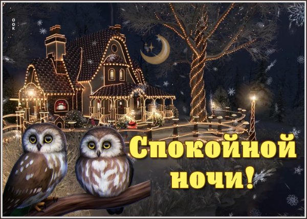 Спокойной ночи зима