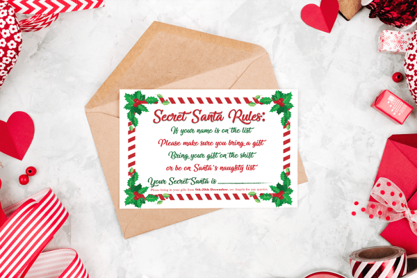 Тайный Санта Записки