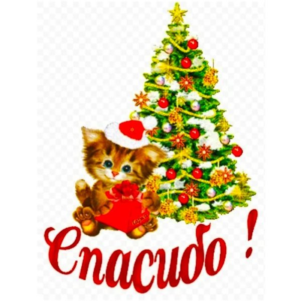 Новогоднее зимнее спасибо