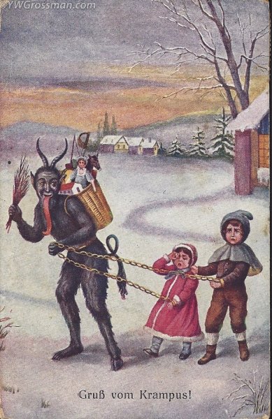 Крампус демон Рождества