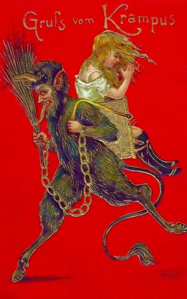 Викторианское Рождество Крампус