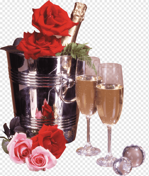 Чокаются бокалами