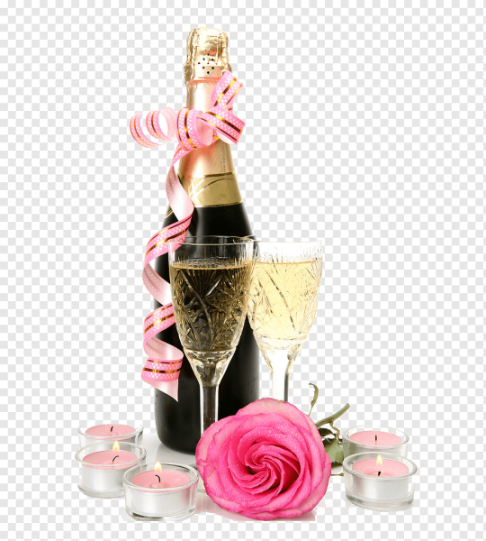 Шампанское в бокале