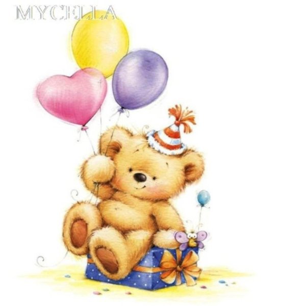 Мишка Тедди рисунок