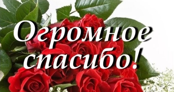 Спасибо родная