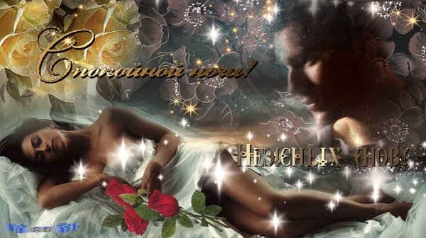 Спокойной ночи сладких снов девушке