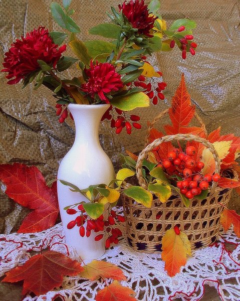 Утренний букет осени