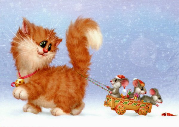 Новогодние картинки для детей