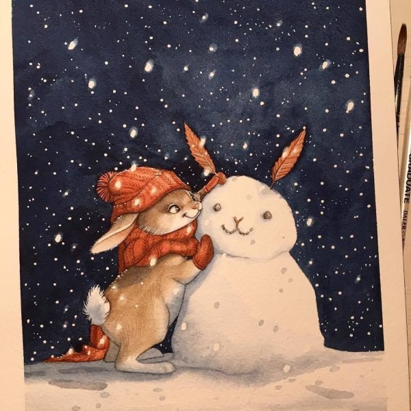 Новогодний заяц