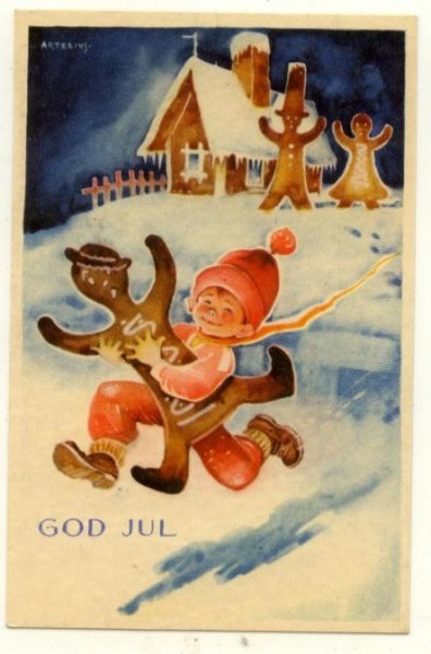 God Jul открытки современные