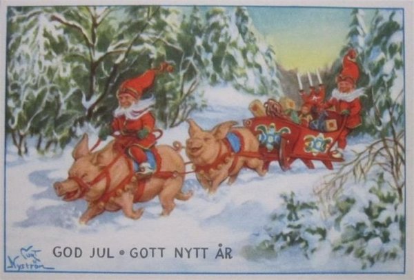 God Jul открытки на шведском с пожеланием