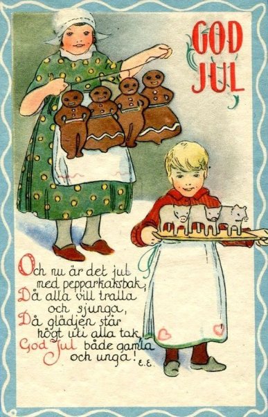 Поздравление в стиле Скандинавии