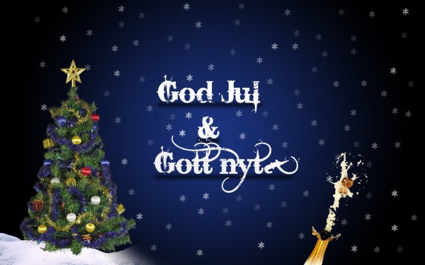 God Jul og Gott nytt ar