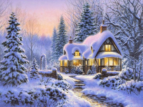 Картины художника Terry Redlin Рождество