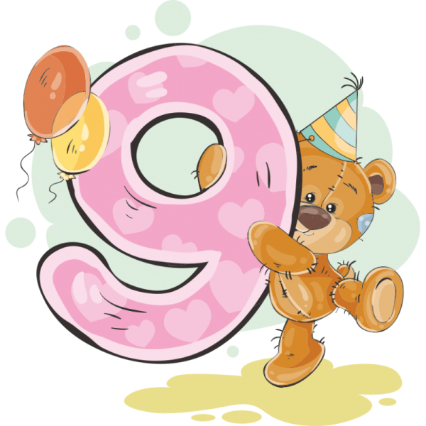 Поздравляю с девятью месяцами