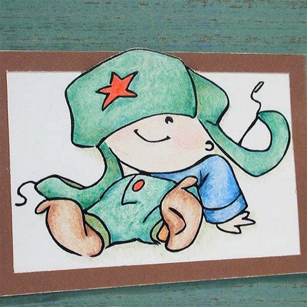 Маленькие рисунки на 23 февраля