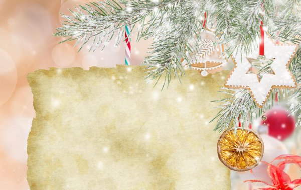 Новогодний фон для открытки