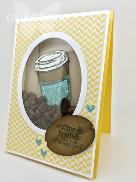 Открытка с шейкером Скрапбукинг