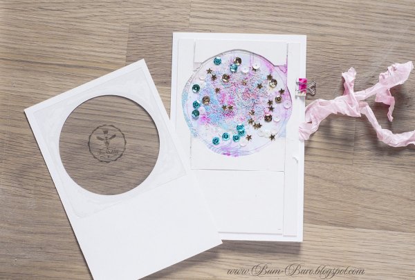 Открытка шейкер Новогодняя