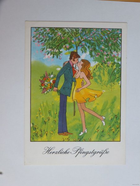 Поздравительные открытки ГДР