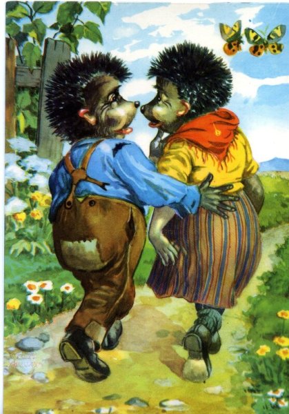 Антикварные открытки ГДР