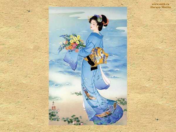 Поздравление в японском стиле