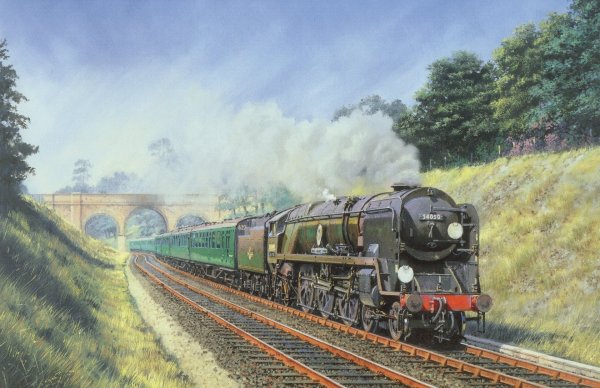 Ретро паровоз