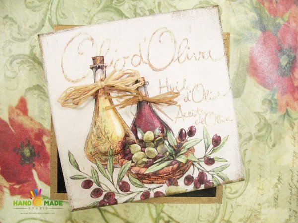 Открытка декупаж