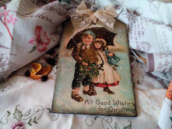 Открытки в технике декупаж