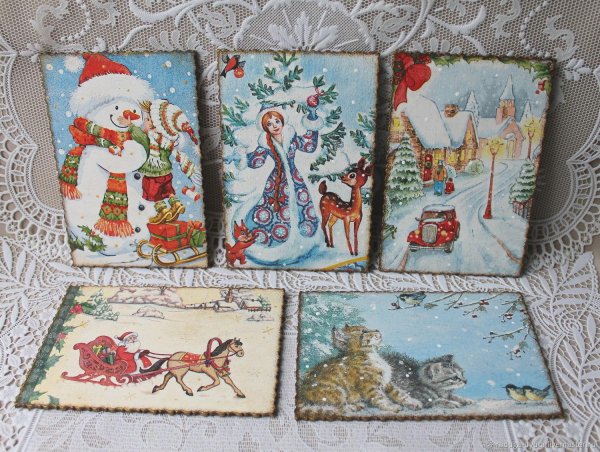 Объёмный декупаж салфетками