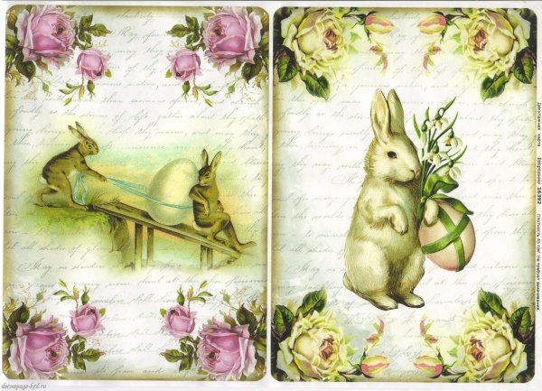 Винтажные изображения для декупажа